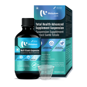 Total Health Advanced Supplement Suspension for Dogs and Cats Natural Wellness Support Pet Health Boost Liquid Formula